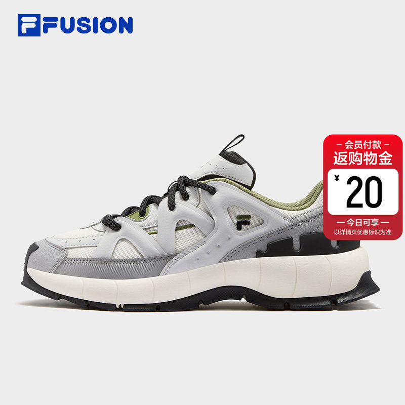 章昊同款丨FILA FUSION斐乐潮牌蚯蚓鞋男鞋运动鞋女鞋新款