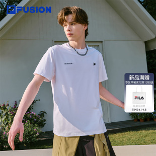 男装 FILA 跑步训练T恤 新款 2026夏季 FUSION斐乐速干短袖 衫