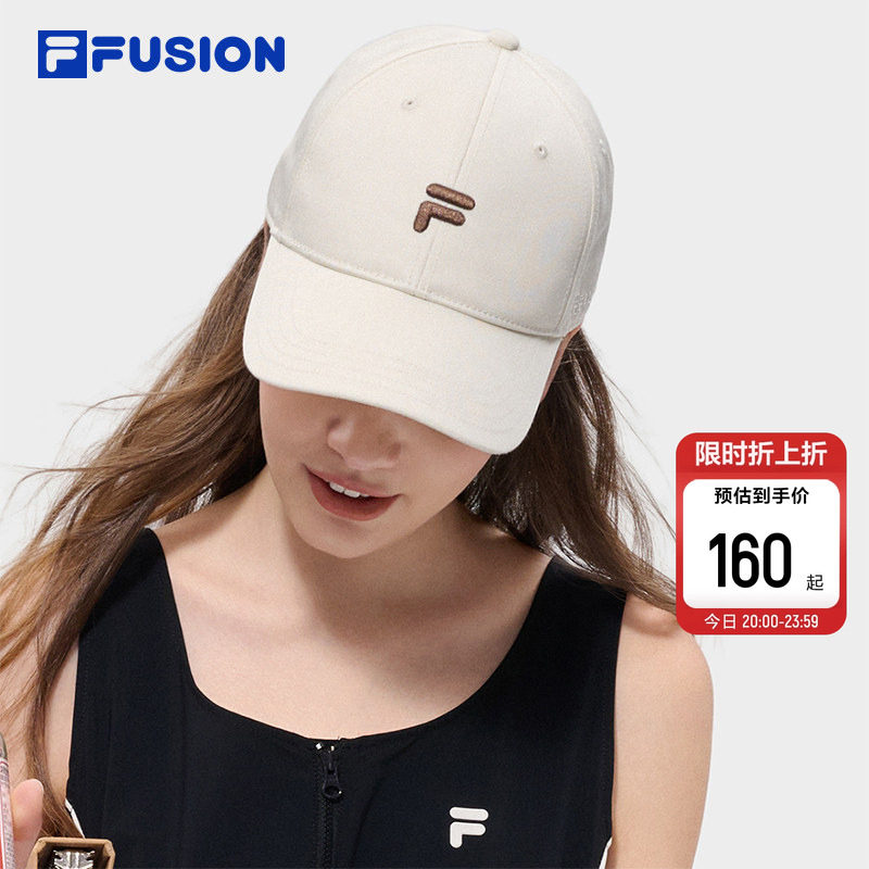 白白帽|FILA FUSION斐乐帽子情侣款棒球帽26夏季新款鸭