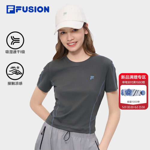 FILAFUSION斐乐潮牌短袖T