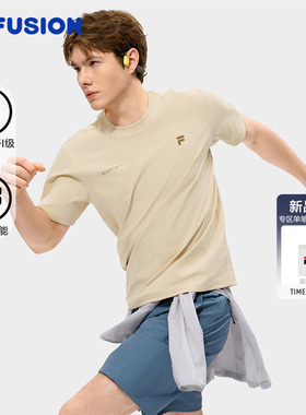 FILA FUSION斐乐潮牌速干短袖男2026夏新款抗菌运动健身T恤速干衣