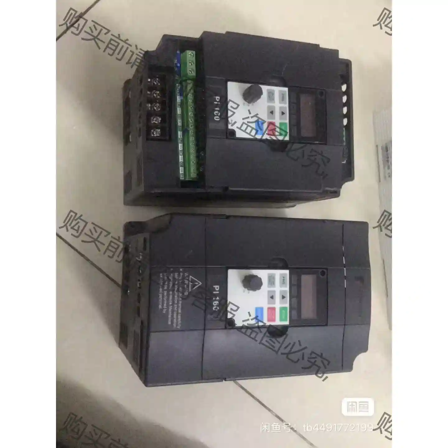普传 PI160 1.5KW 220V变频器 拆机功能正常。 先议价 包上机好用