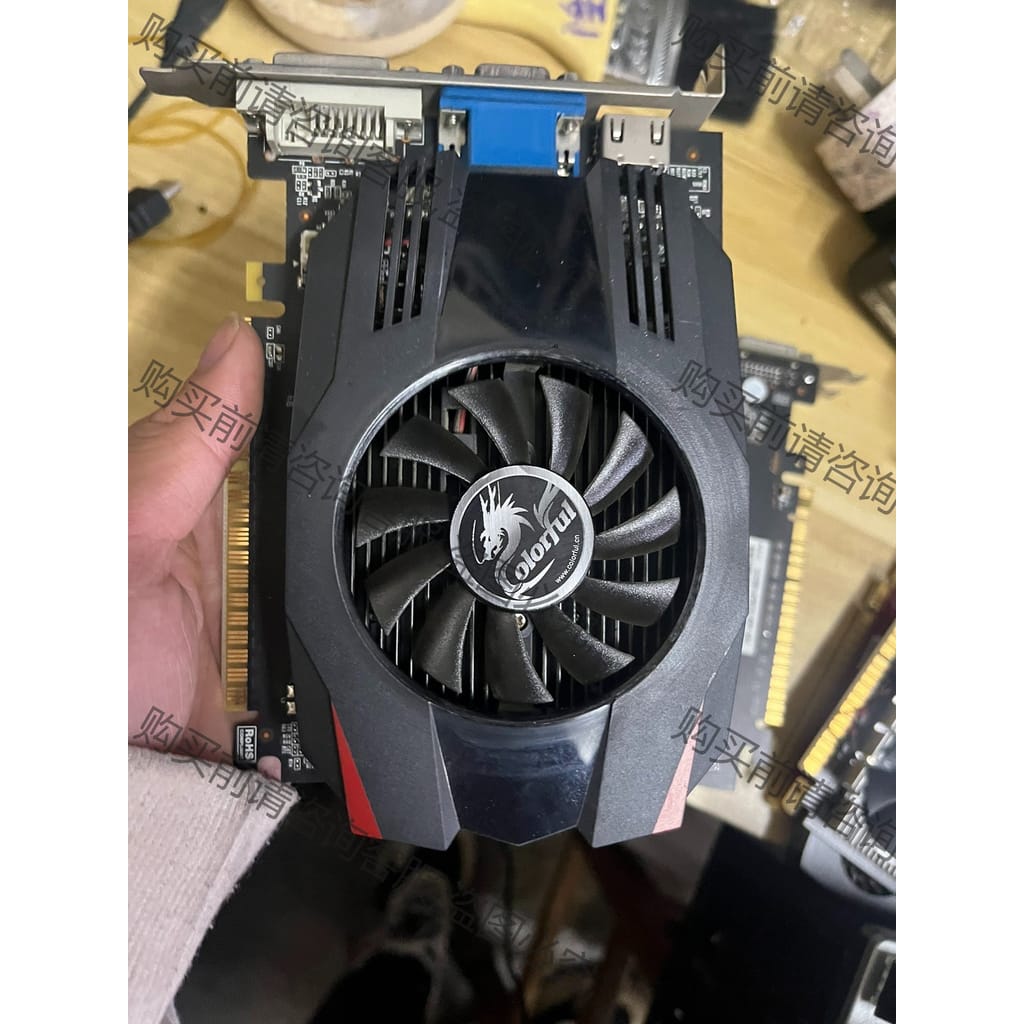 功能正常议价 拆机七彩虹GT730K 黄金版 -2G D5 V2台式机