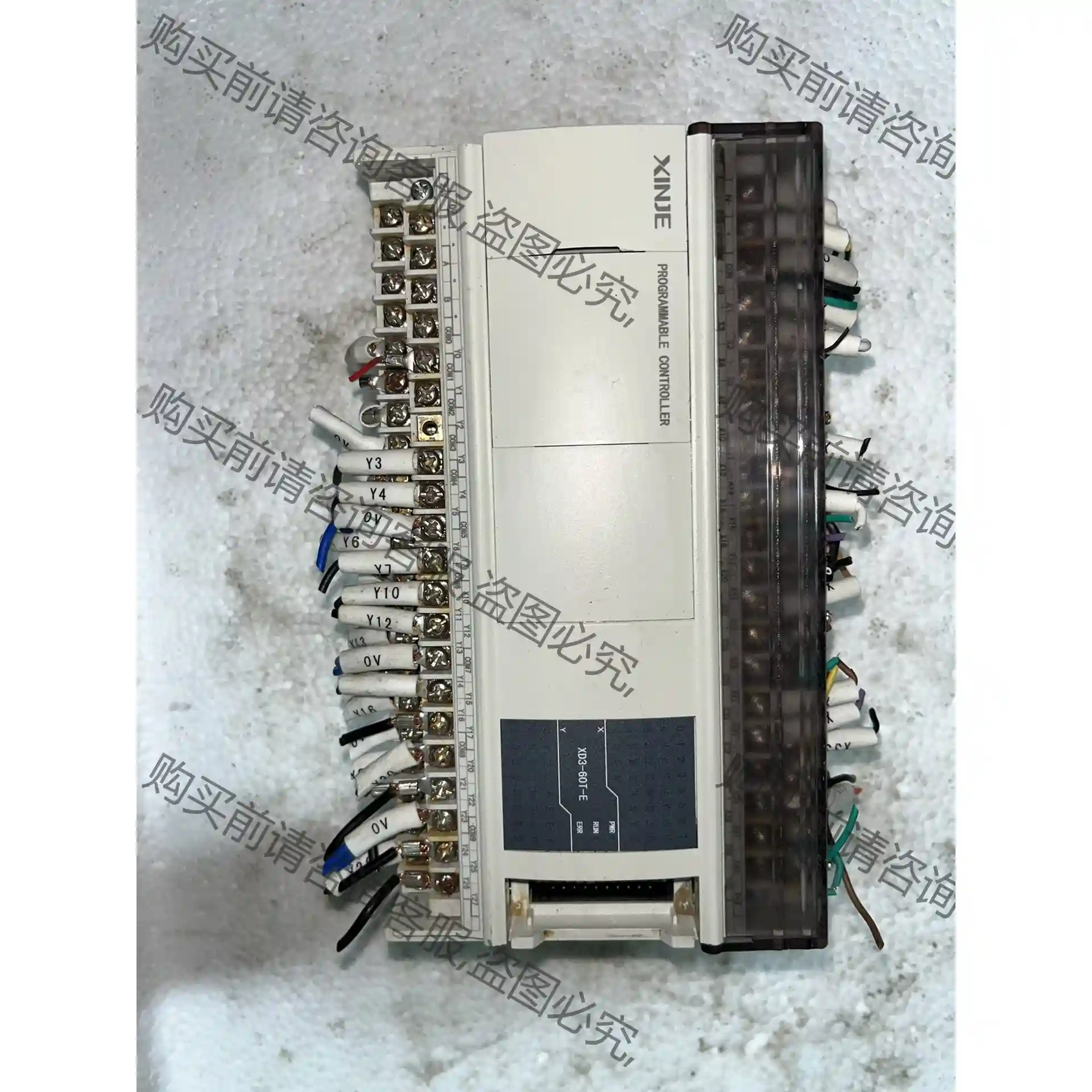 信捷PLC(XD3-60T-E)二手拆机,成色bu错,400元 先议价 包上机
