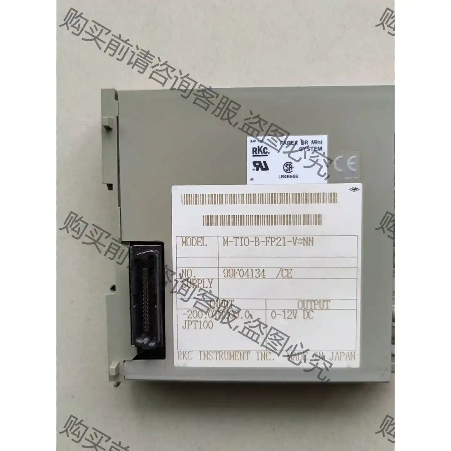 拆机 日本RKC温度模块M-TIO-B-FP21-V*NN， 先议价 包上机好用