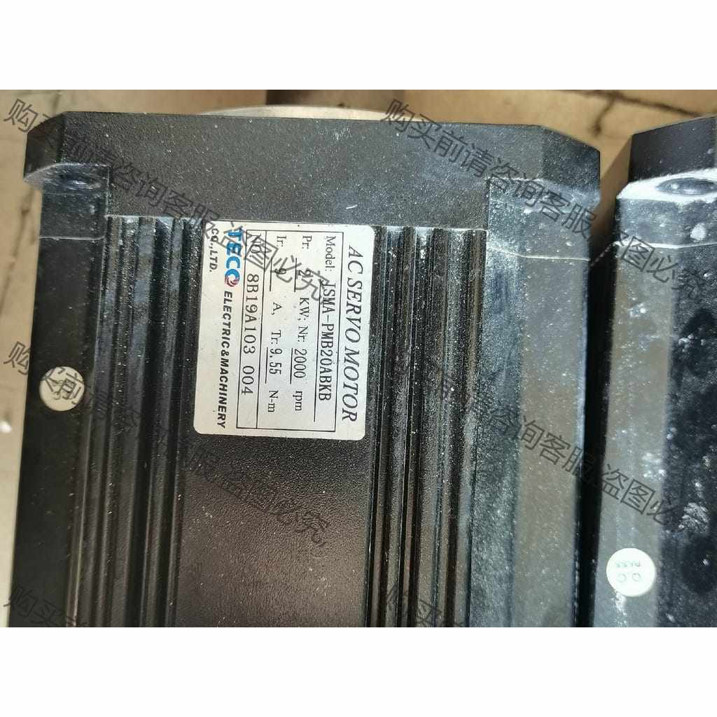 功能正常议价 拆机东元JSMA-PMB20ABKB伺服电机 2K