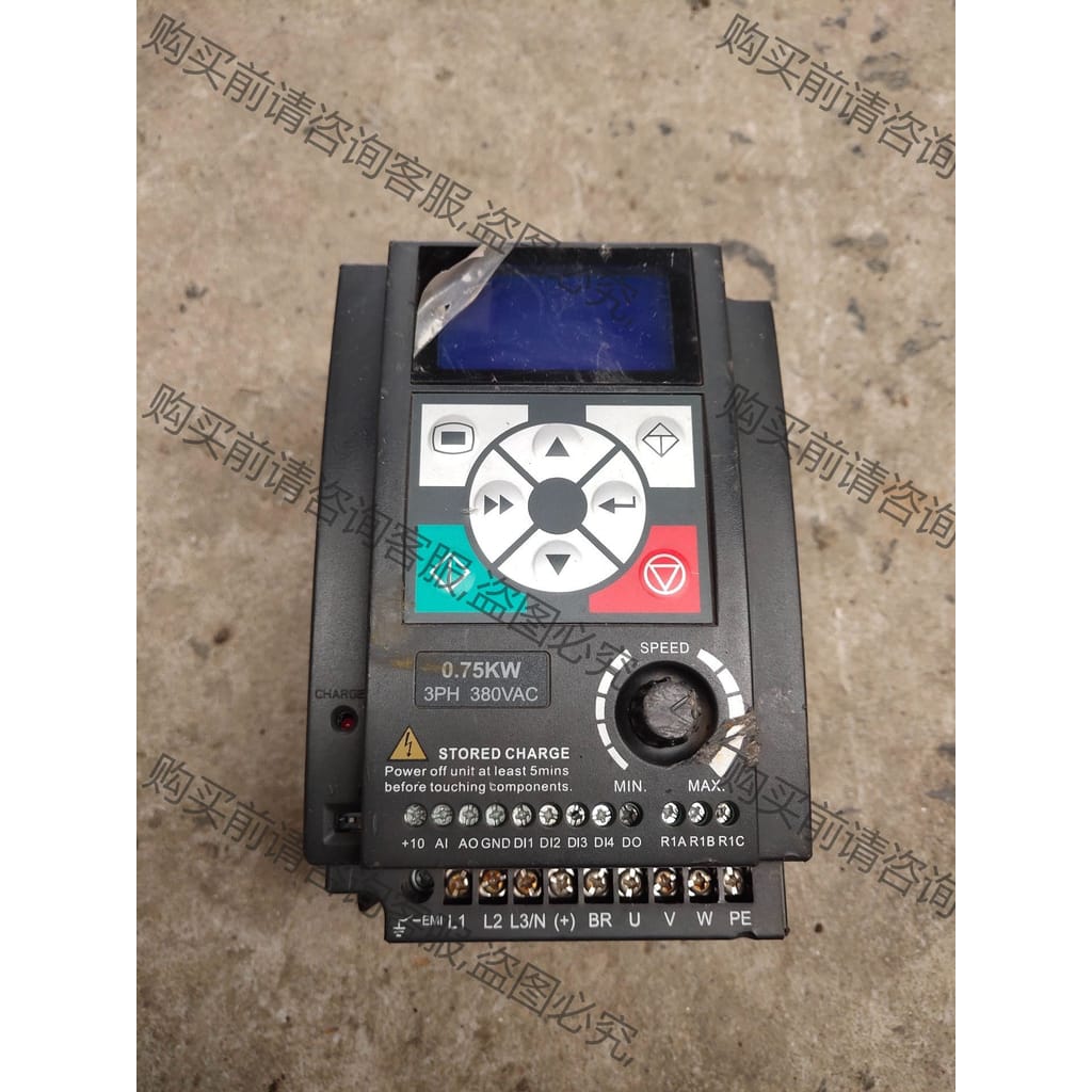 功能正常议价 海浦蒙特变频器HT09 0.75kw 380v