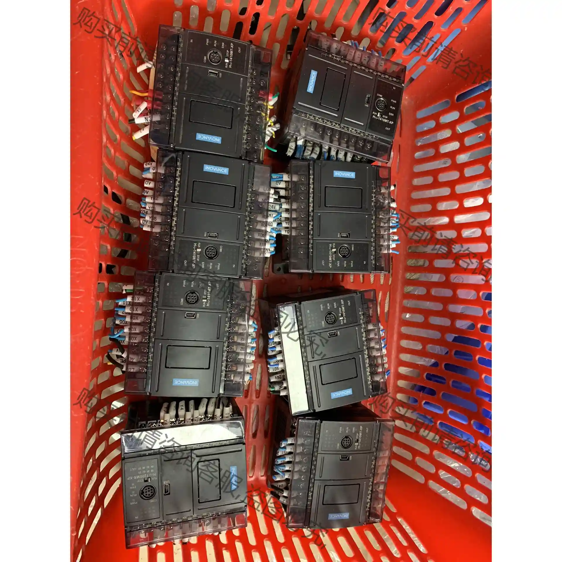 汇川PLC H1U-1410MT 有7个 H1U1208M 先议价 包上机好用