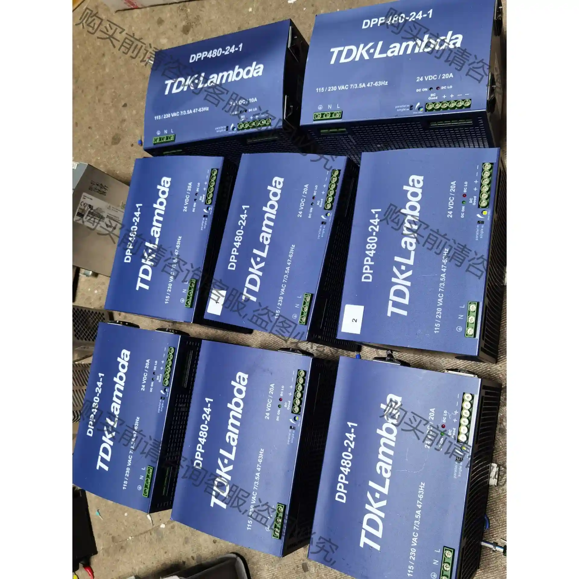 TDK兰达 DPP480-24-1开关电源24V 20A 先议价 包上机好用