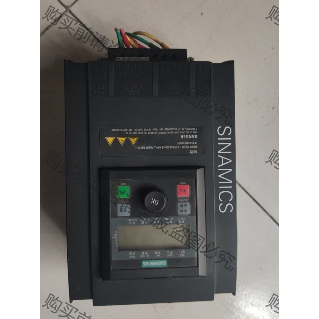 功能正常议价 出拆机西门zi变频器一台，型号6SL3217-0CE24-0U