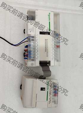 功能正常议价 原装拆机施耐dePLC型号TM218LDA24DRN附带扩展模