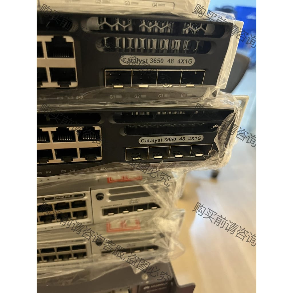 功能正常议价 思科WS-C3650-48TS-S 48口千兆电 +4口千兆