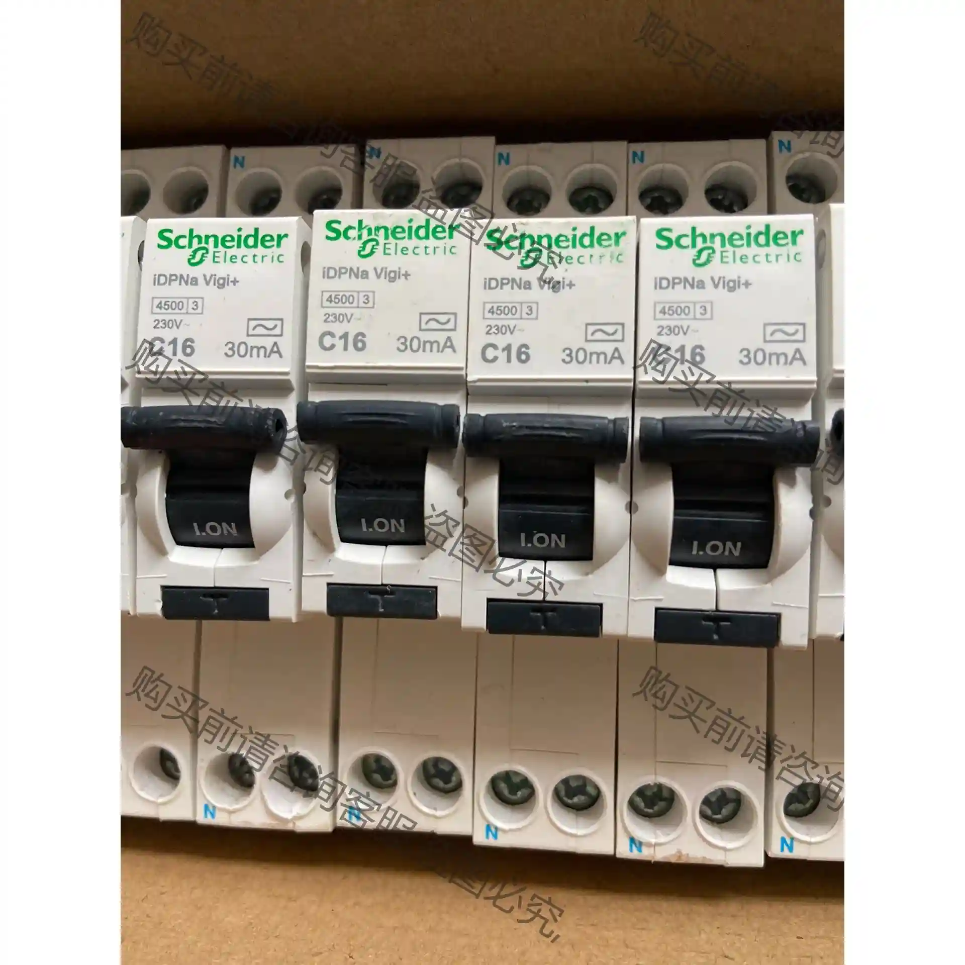 二手拆机施耐de1P一体式漏电断路器iDPNa系列 先议价 包上机好用