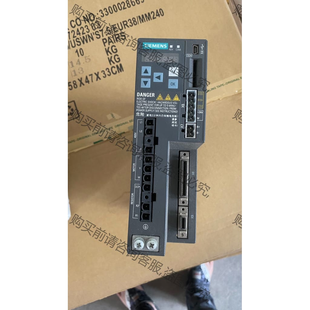 功能正常议价 西门ziV90伺服驱动器 6SL3210-5FE10-4UA0