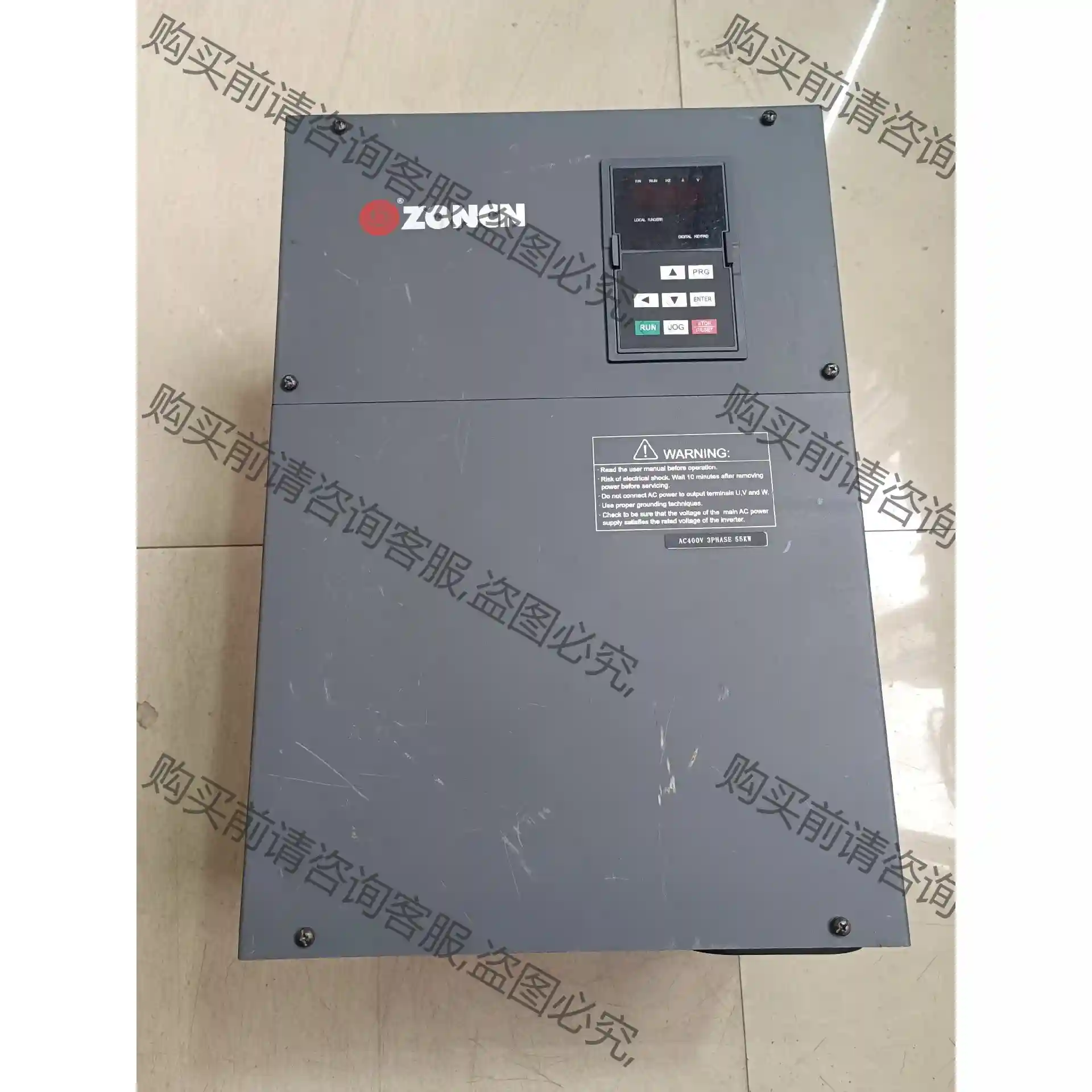众辰变频器55KW，NZ200-55GY-4，原装拆机，功能 先议价 包上机好