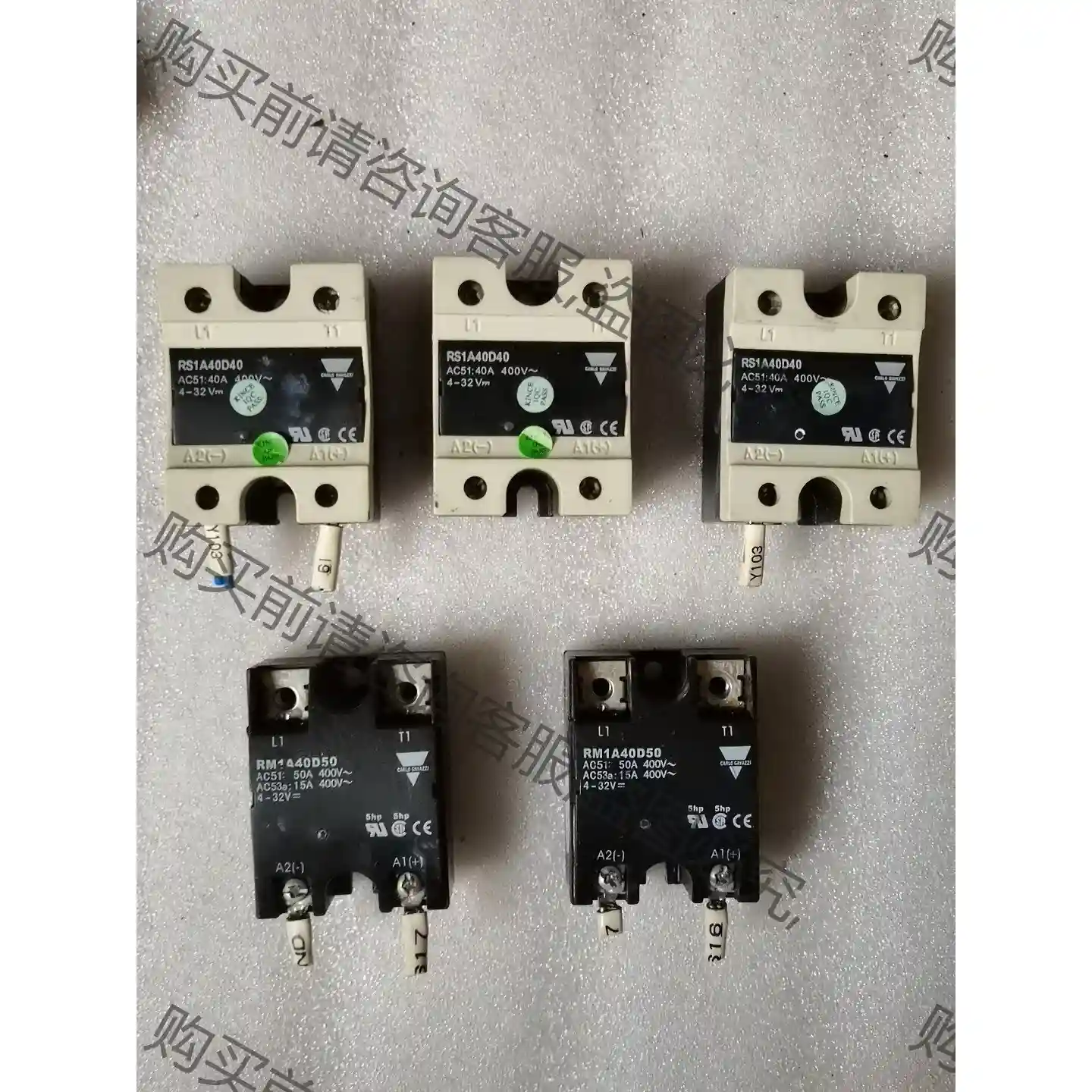 拆机包好佳乐固态继电器RS1A40D40/RM1A40D50 先议价 包上机好用