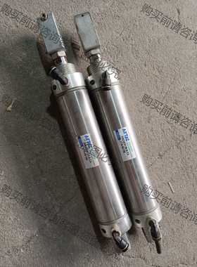 功能正常议价 原装拆机亚德客笔形气缸MAC40*125S-CACTA-06