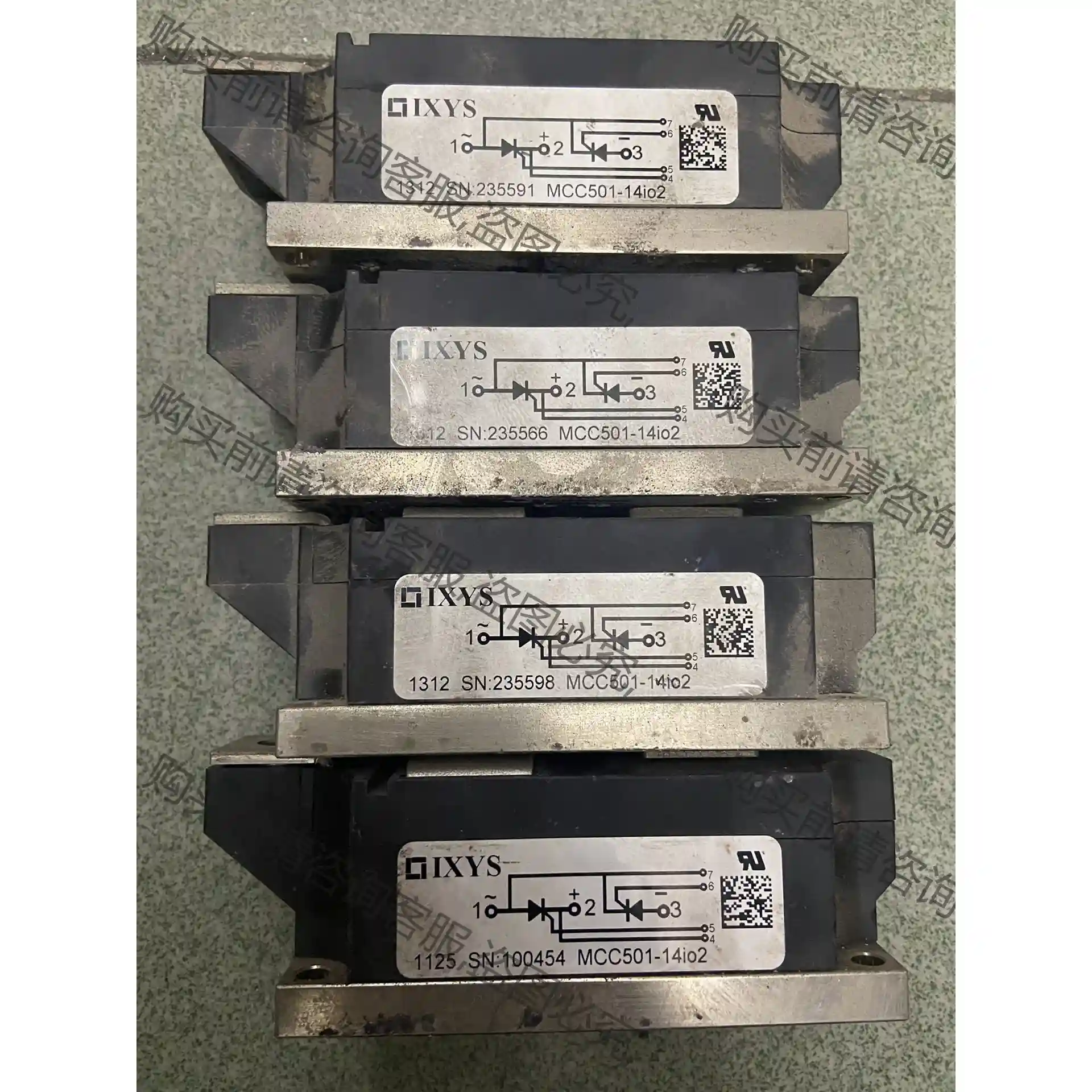 MCC501-14IO2，500A1400V，IXYS可控硅 先议价 包上机好用