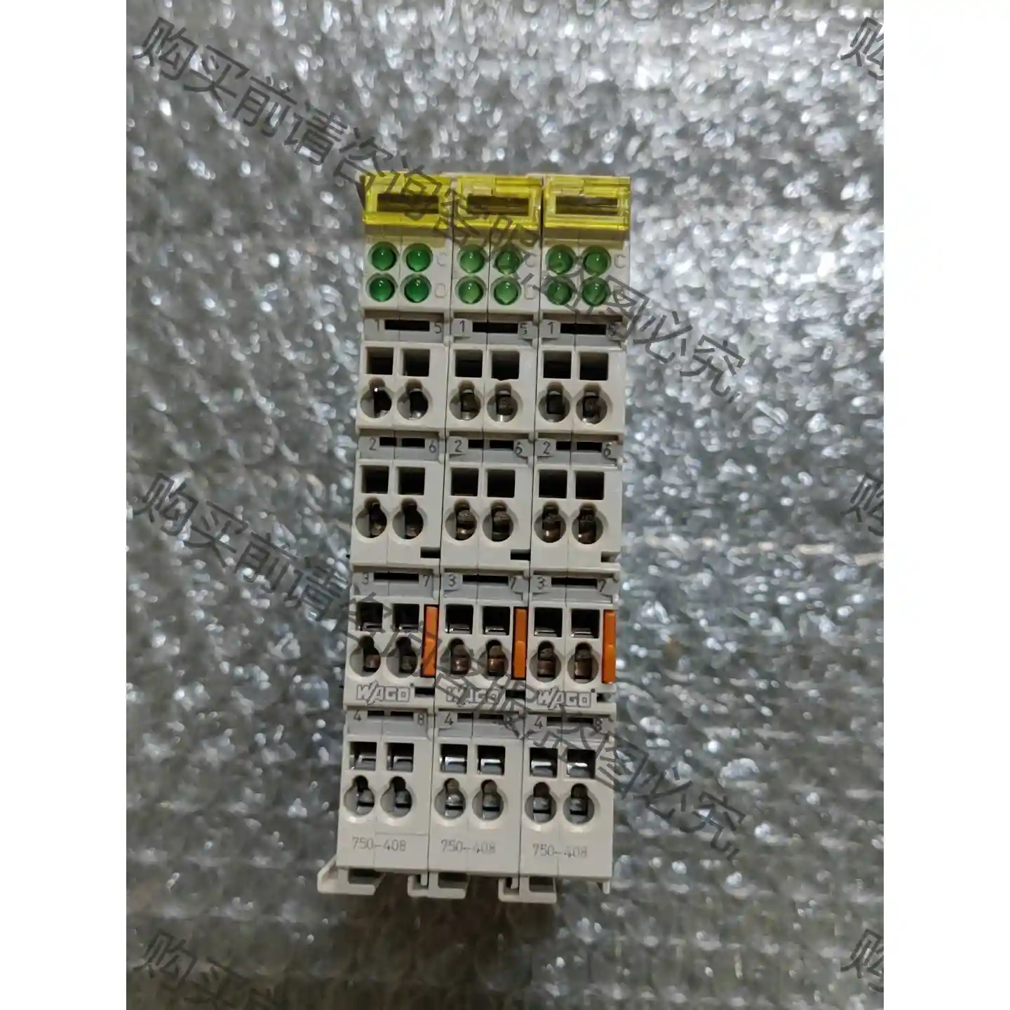 WAGO万可PLC模块 750-408 3个二手拆机的，功 先议价 包上机好用