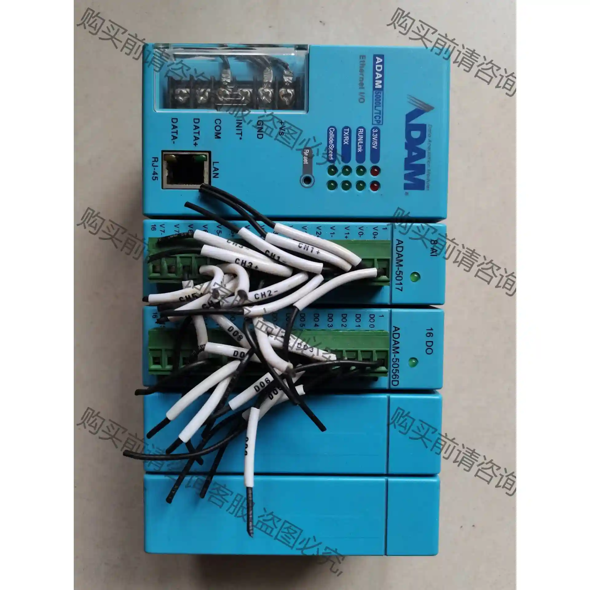 研华ADAM-5000L/TCP ADAM-5017 AD 先议价 包上机好用