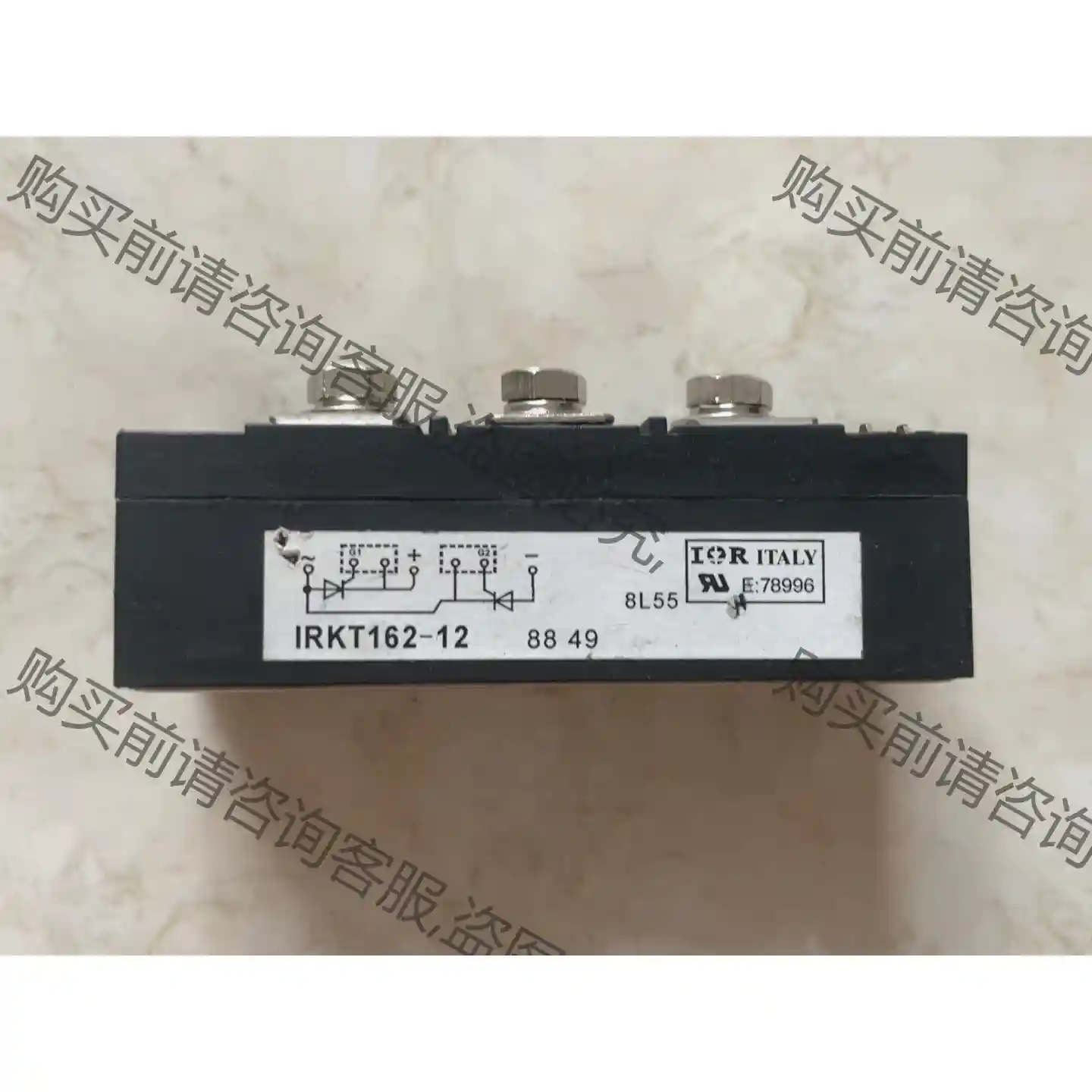 IR可控硅模块,IRKT162/12 ,原装正品,全新,产地 先议价 包上