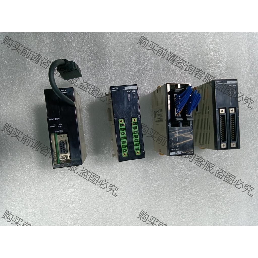 功能正常议价 欧姆longPLC拆机二手CPM2C-CIF01-V1，