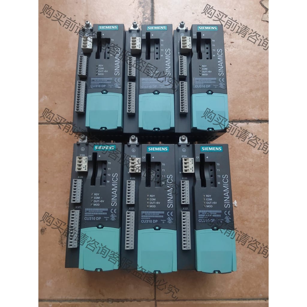 功能正常议价 西门zi变频器CU310 DP控制单元 9成新 6SL