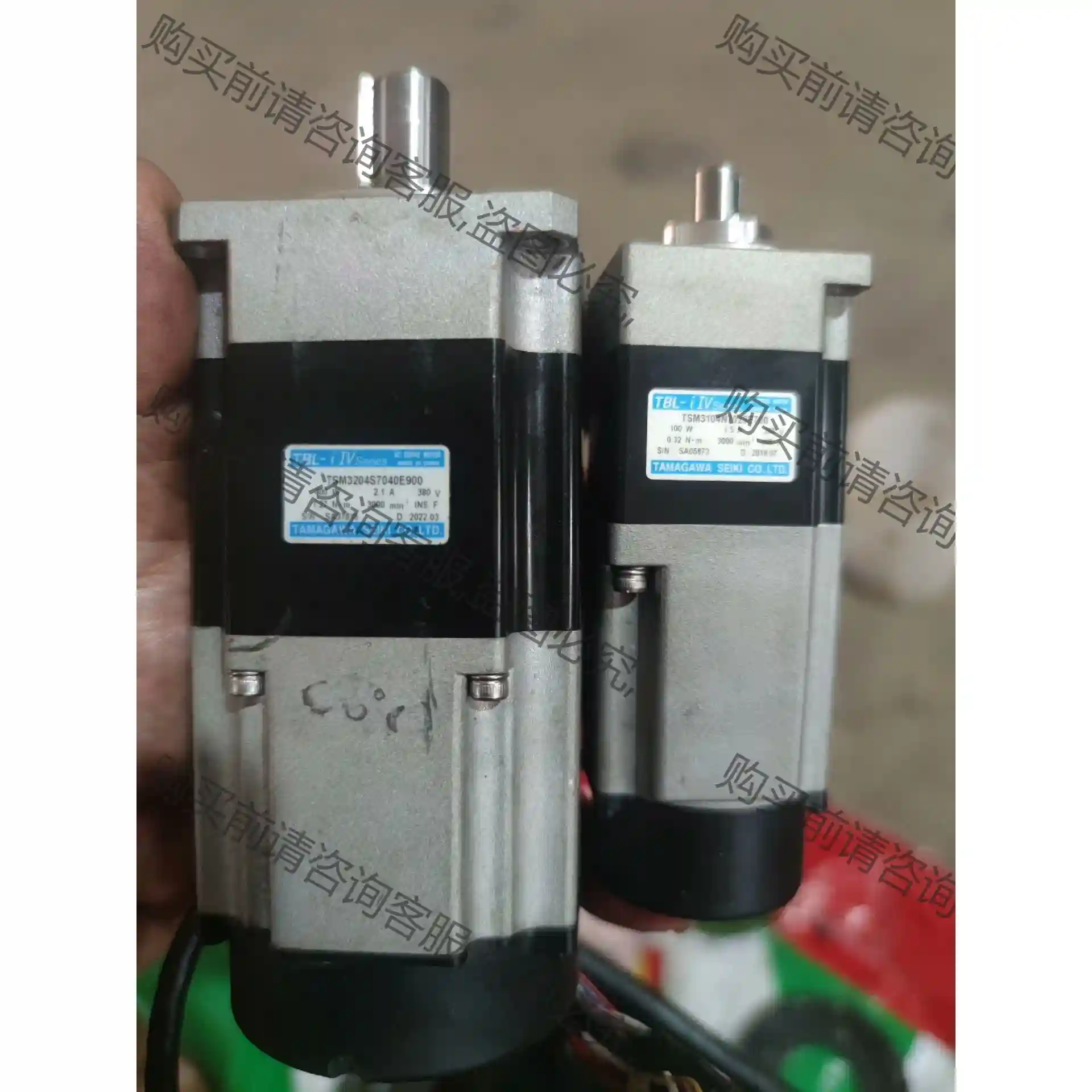 多摩川100w和400w伺服电机 TSM3204S7404E 先议价 包上机好用