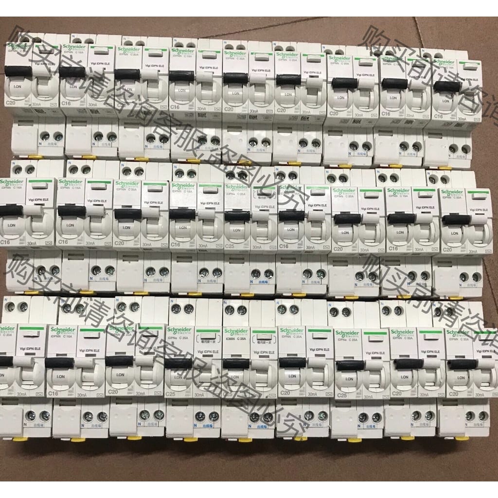 功能正常议价 新到施耐de1P十N漏电断路器保护器 ， 10A 、 16A、