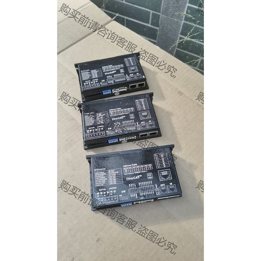 功能正常议价 C8HD25T-EC-6 总线控制步进电机驱动器 适用57，