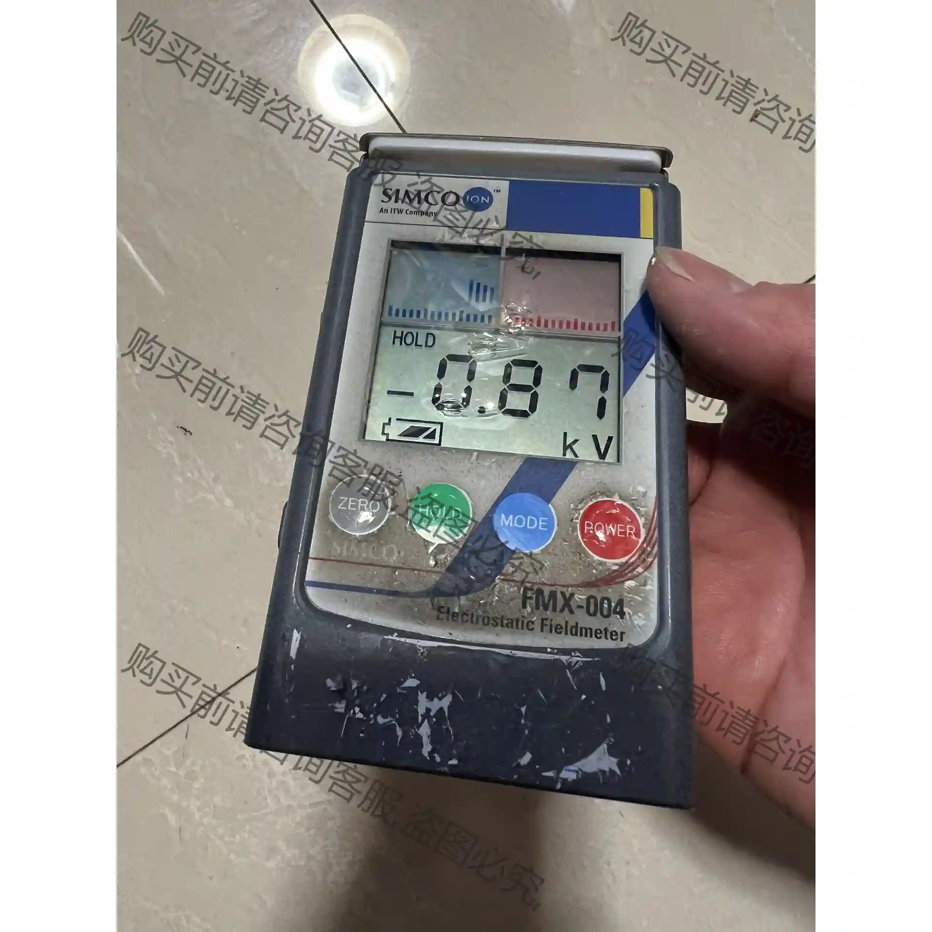 SIMCO FMX-004静电测试仪物体表面静电测试仪熔喷布 先议价 包上