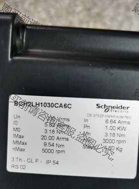 功能正常议价 施耐deBCH2LH1030CA6C 伺服电机 工程剩余 原