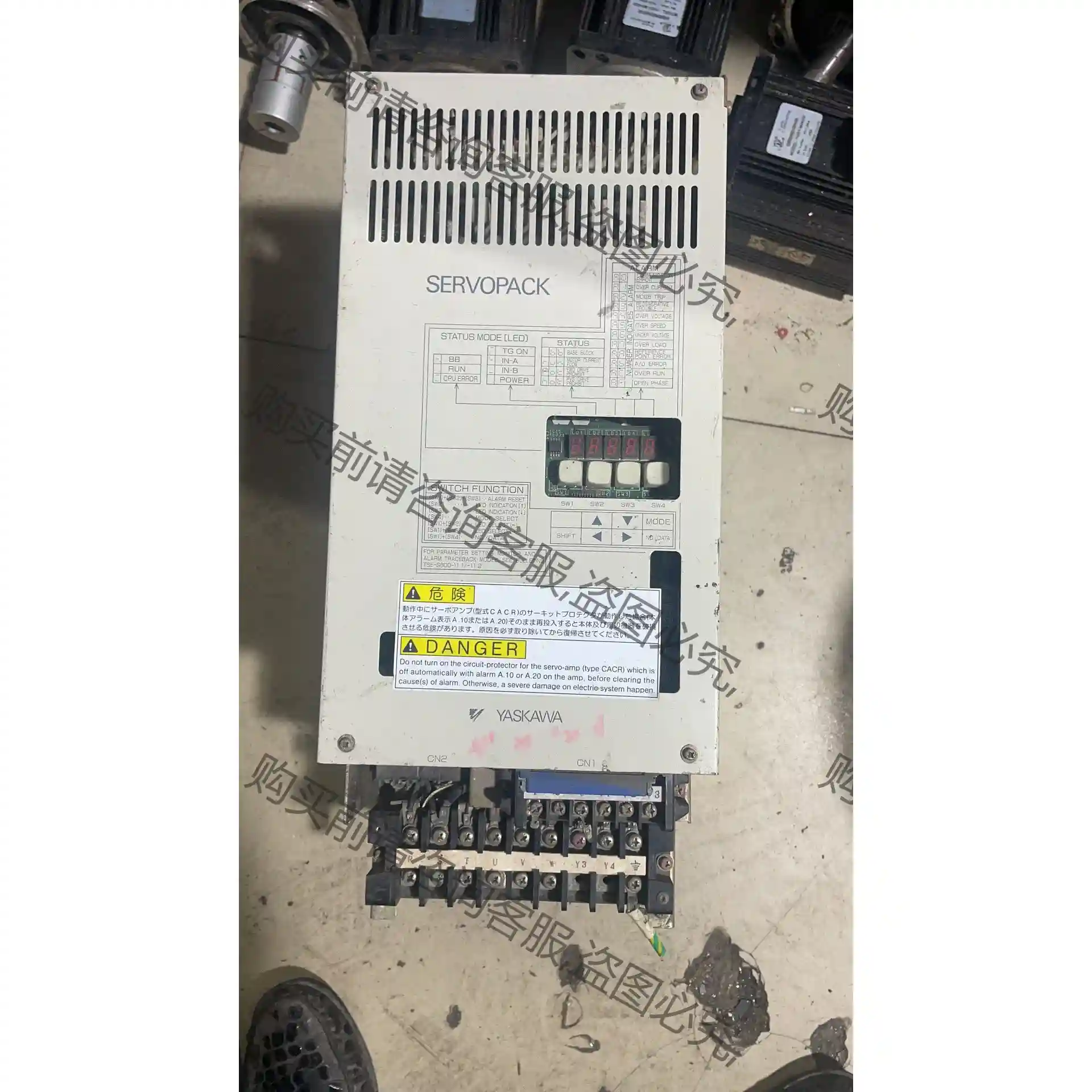 安川伺服驱动器：CACR-SR60BE120-CY119，拆 先议价 包上机好用