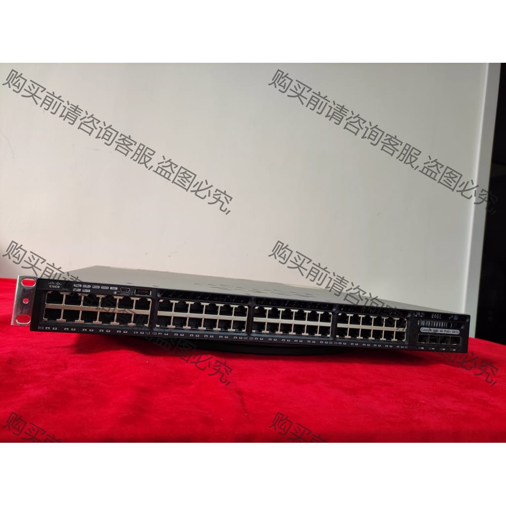 功能正常议价 思科 WS-C3650-48PS-L -S 原装19年的机