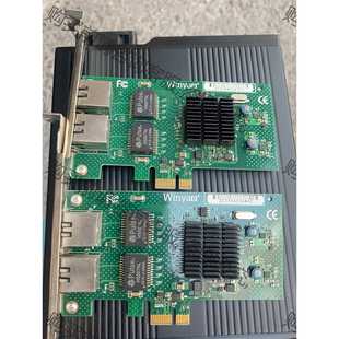 功能正常议价 PCI E575T2 X1双口千兆网卡82 Winyao