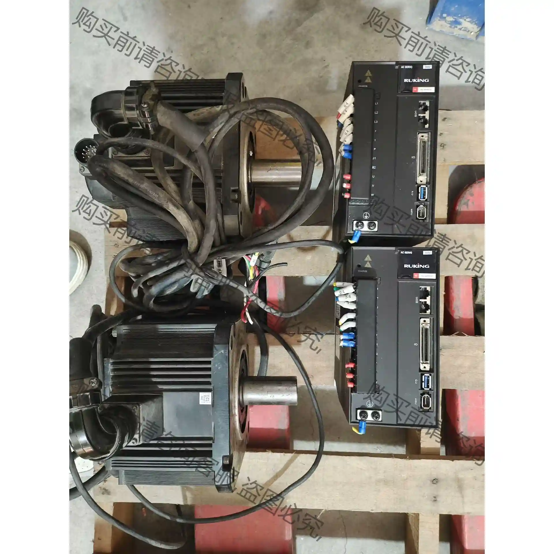 2套RUKING 儒竞3千瓦伺服套装 SEA3-30HRCP 先议价 包上机好用