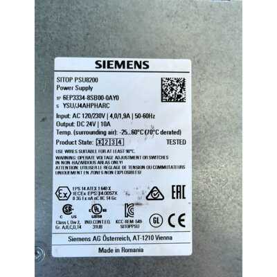 功能正常议价 西门zi SITOP PSU8200 电源，型号6EP3334