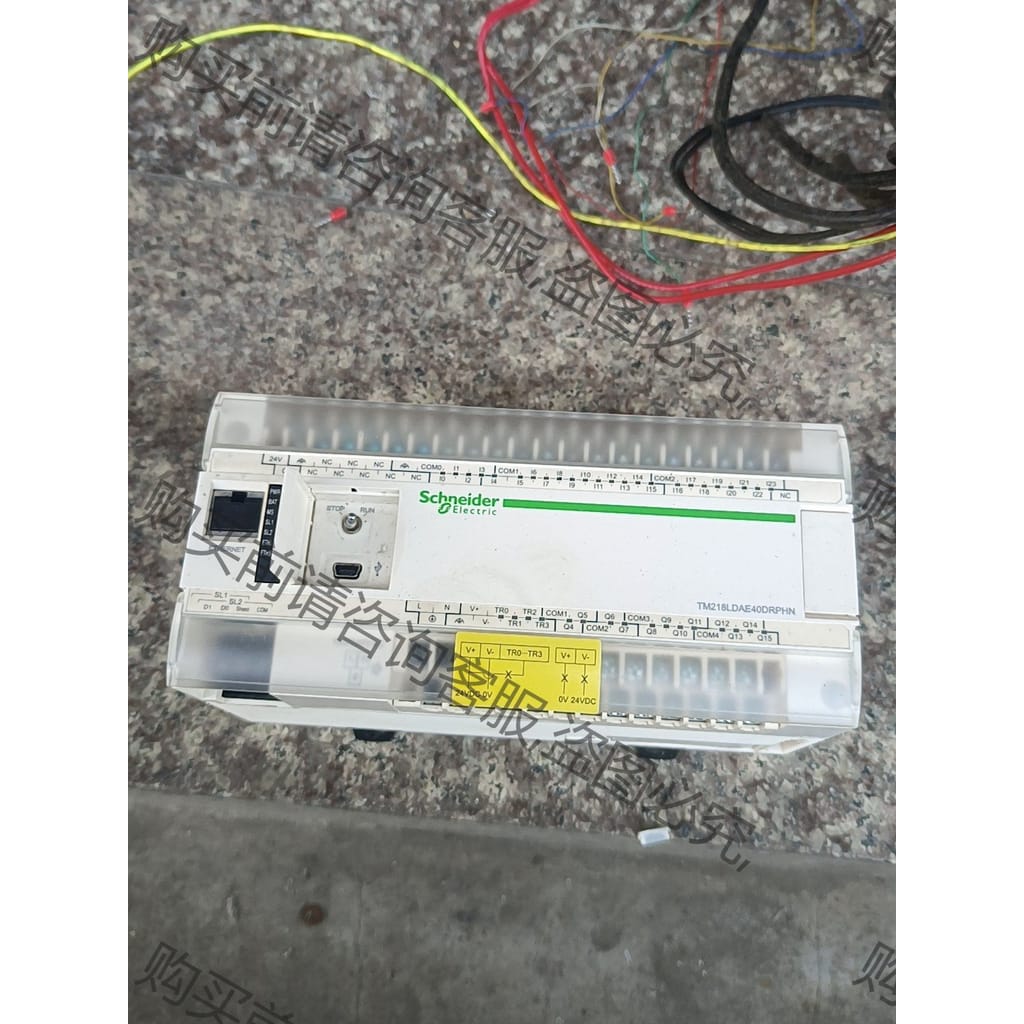 功能正常议价 施耐dePLC，TM218LDAE40DRPHN，拆机包好，成
