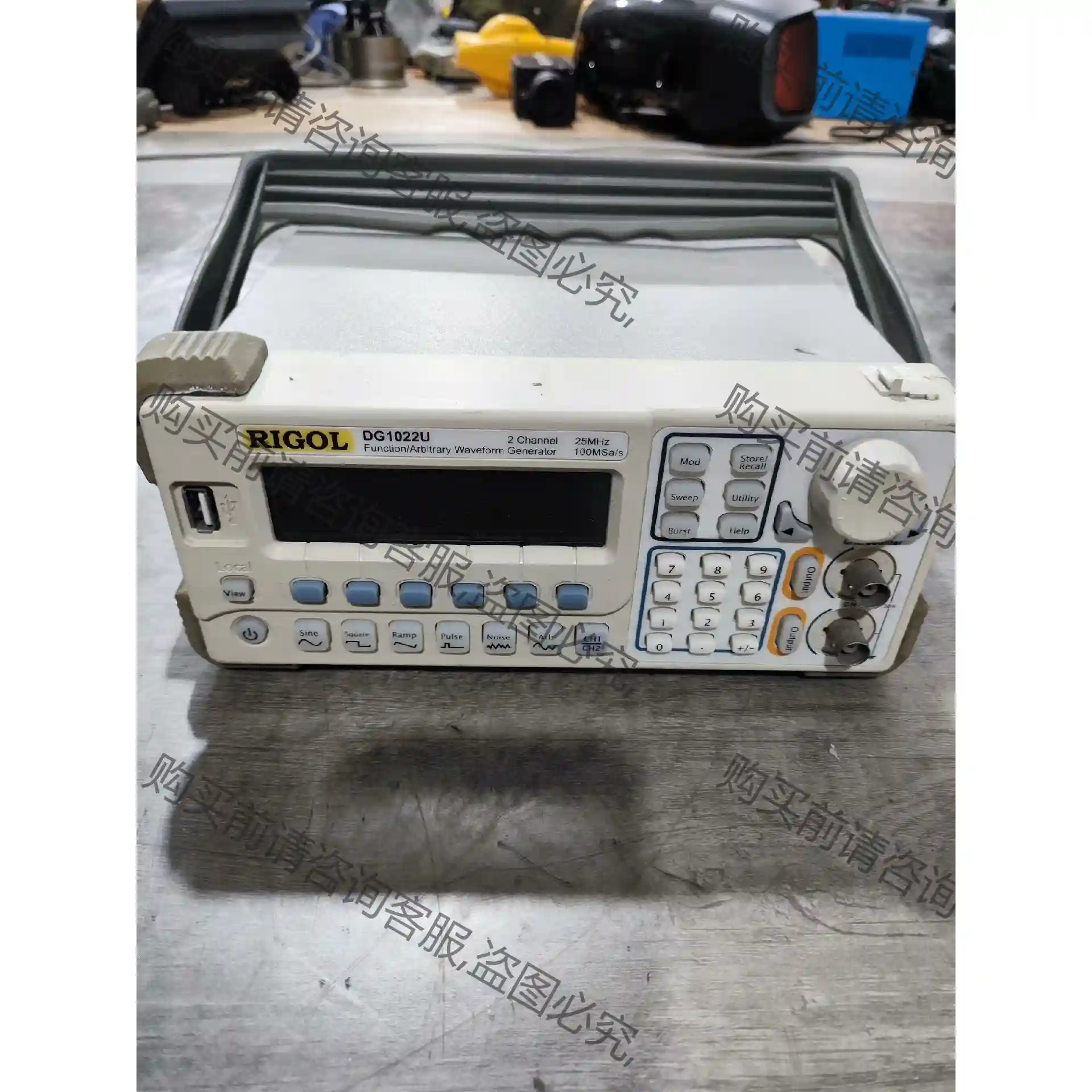 RIGOL普源DG-1022U型函数信号发生器，实物拍摄，成 先议价 包上