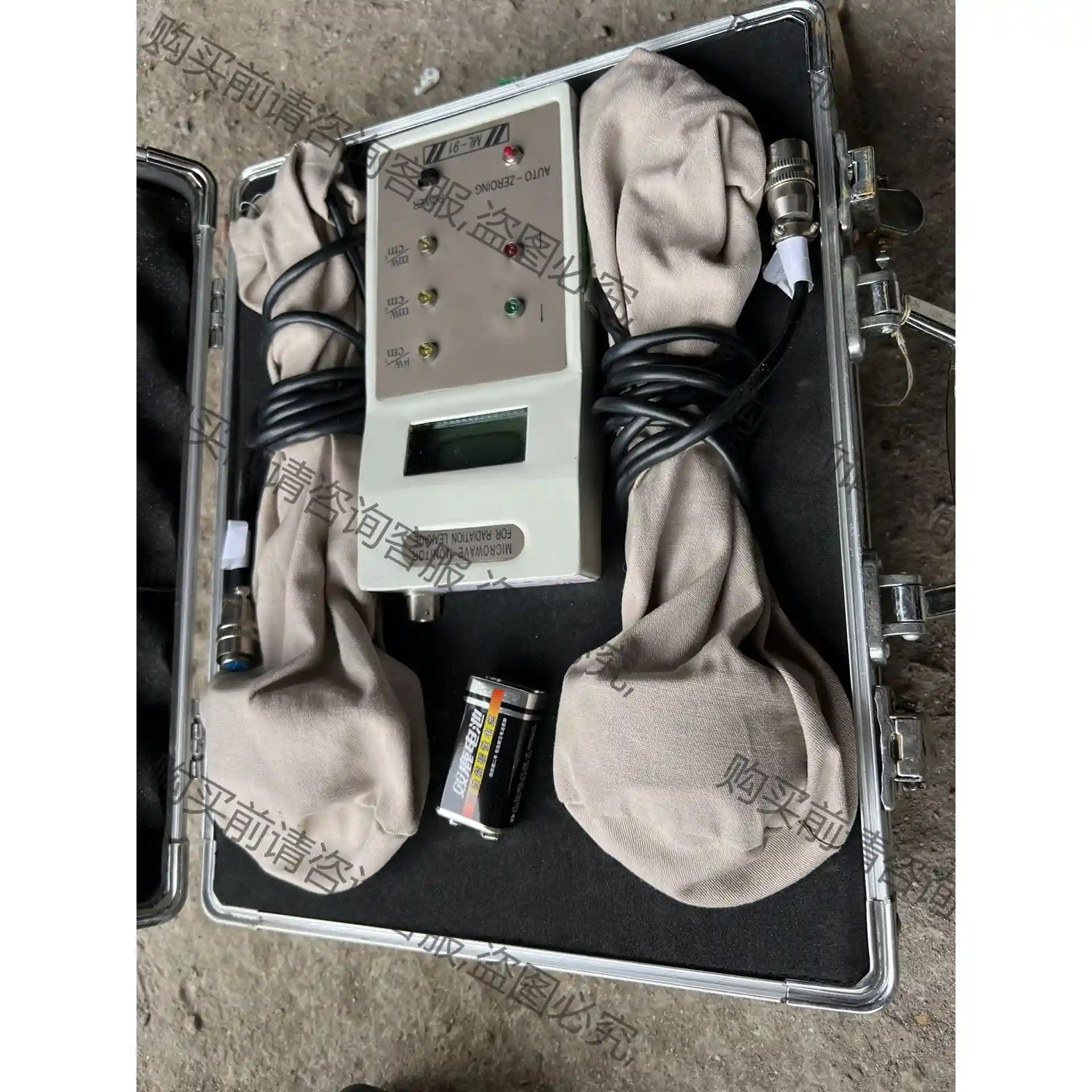 出售ML-91微波测漏仪，成色如图基本新的，实图拍摄，能开机 先议