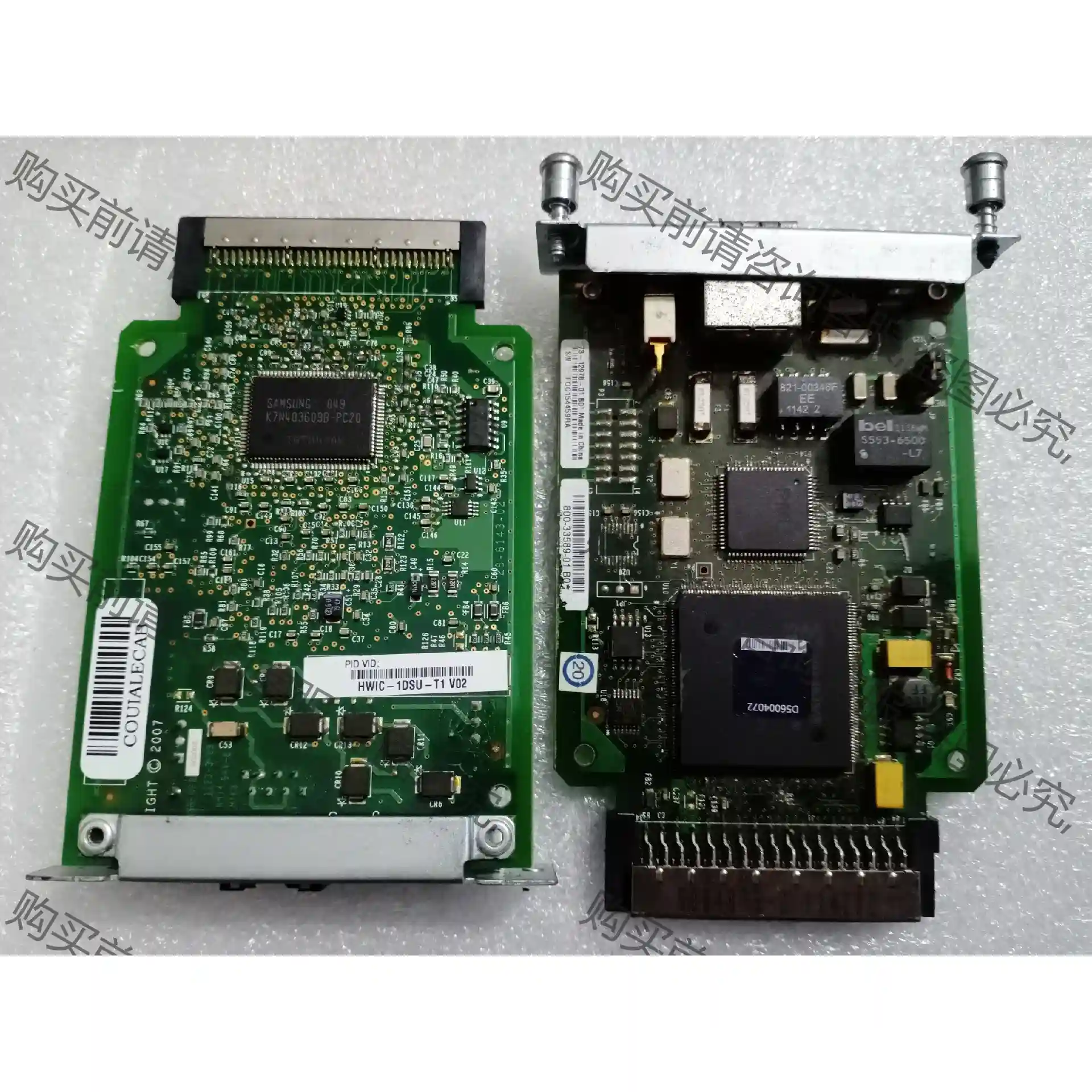 思科HWIC－1DSU－T1路由器模块适用2811 2821 先议价 包上机好用