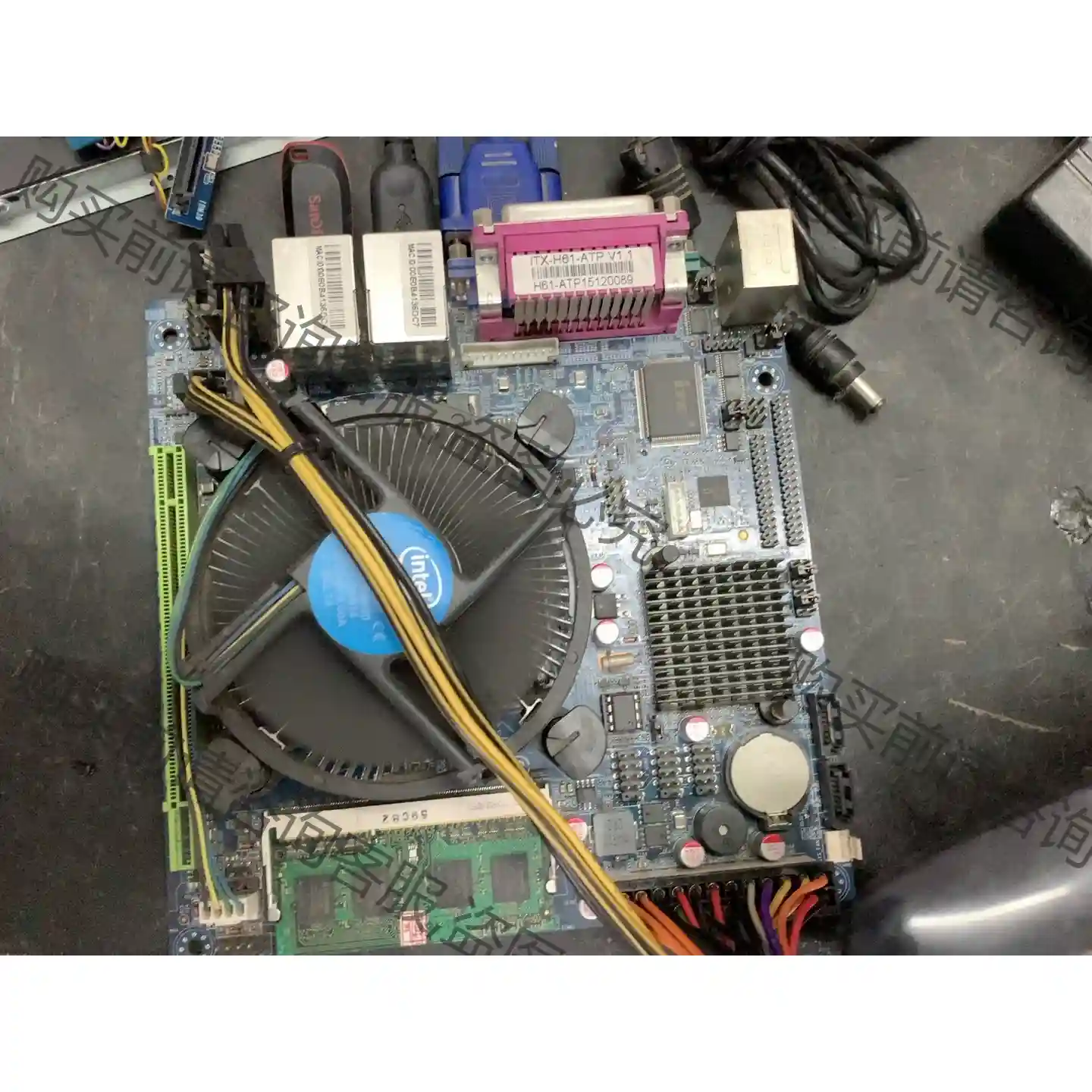 软路由主板itx-h61-atp，双千兆网口， 先议价 包上机好用