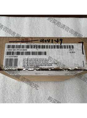 功能正常议价 6ES7331-7PE10-0AB0西门zi模组全新仅开封一台