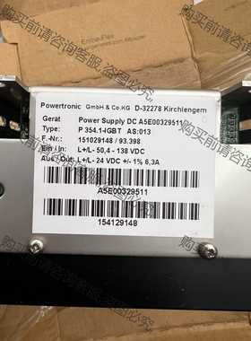 功能正常议价 西门ziA5E00329511 P354.1-IGBT