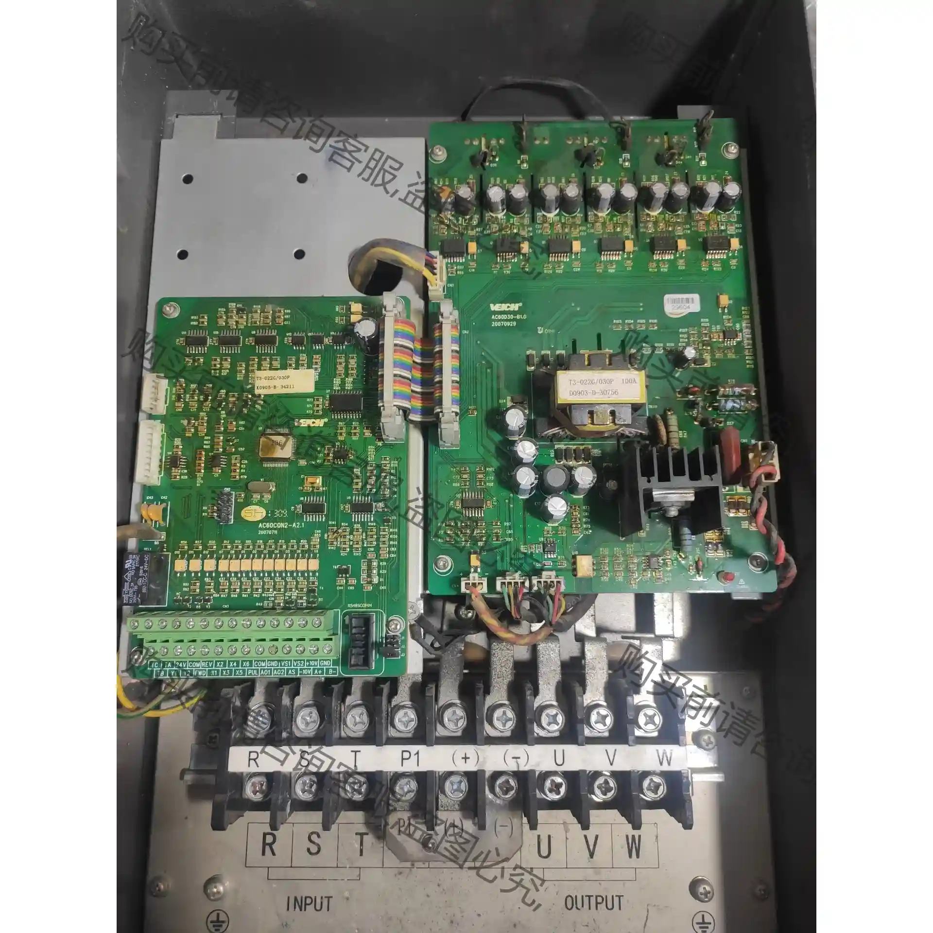 伟创22KW变频器AC60-T3-022G/030P主板/C 先议价 包上机好用