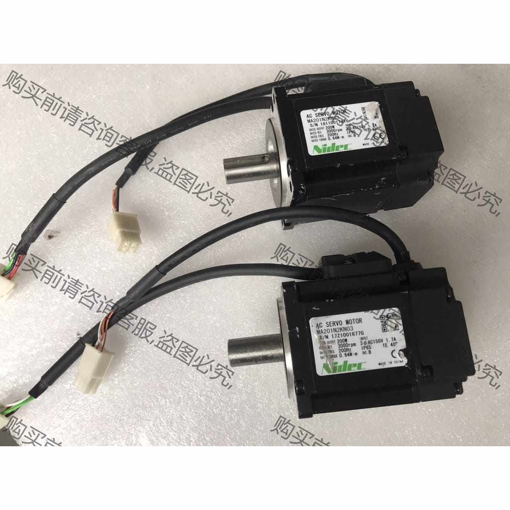 功能正常议价 100块2台 三协200w伺服电机 MA201N2KN03
