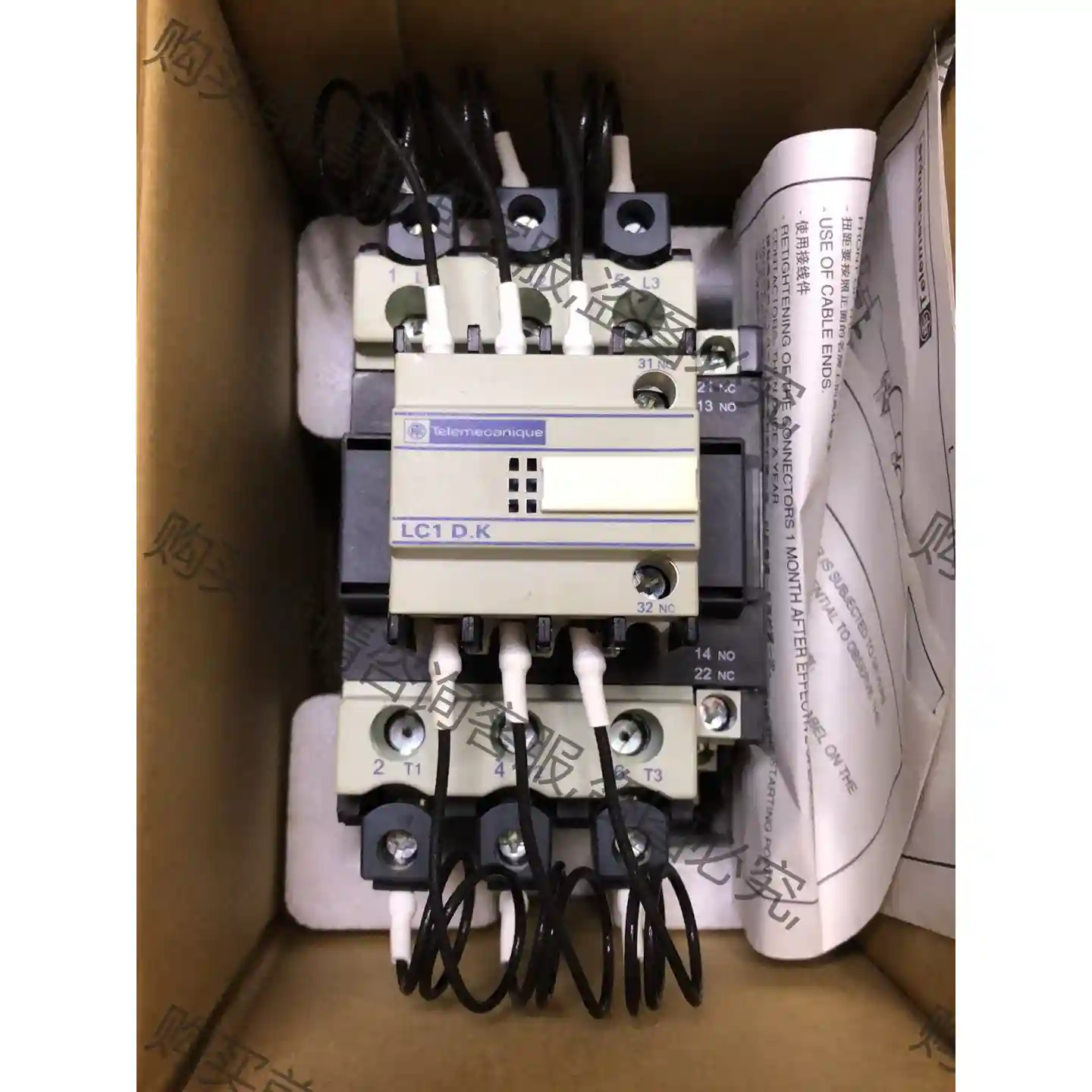 施耐de 电容接触器LC1-DTK12 M7 C有4个，LC1 先议价 包上机好用