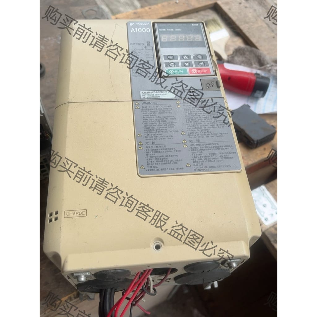 功能正常议价 15kw，380v安川a1000变频器cimr-ab4a00
