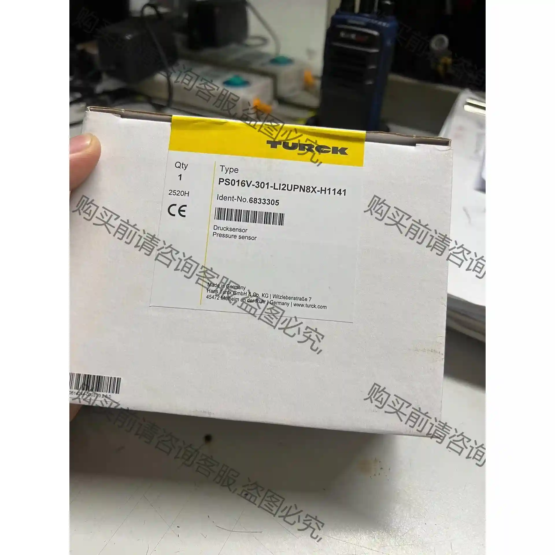 图尔克压力传感器PS016V-301-LI2UP8X-H11 先议价 包上机好用