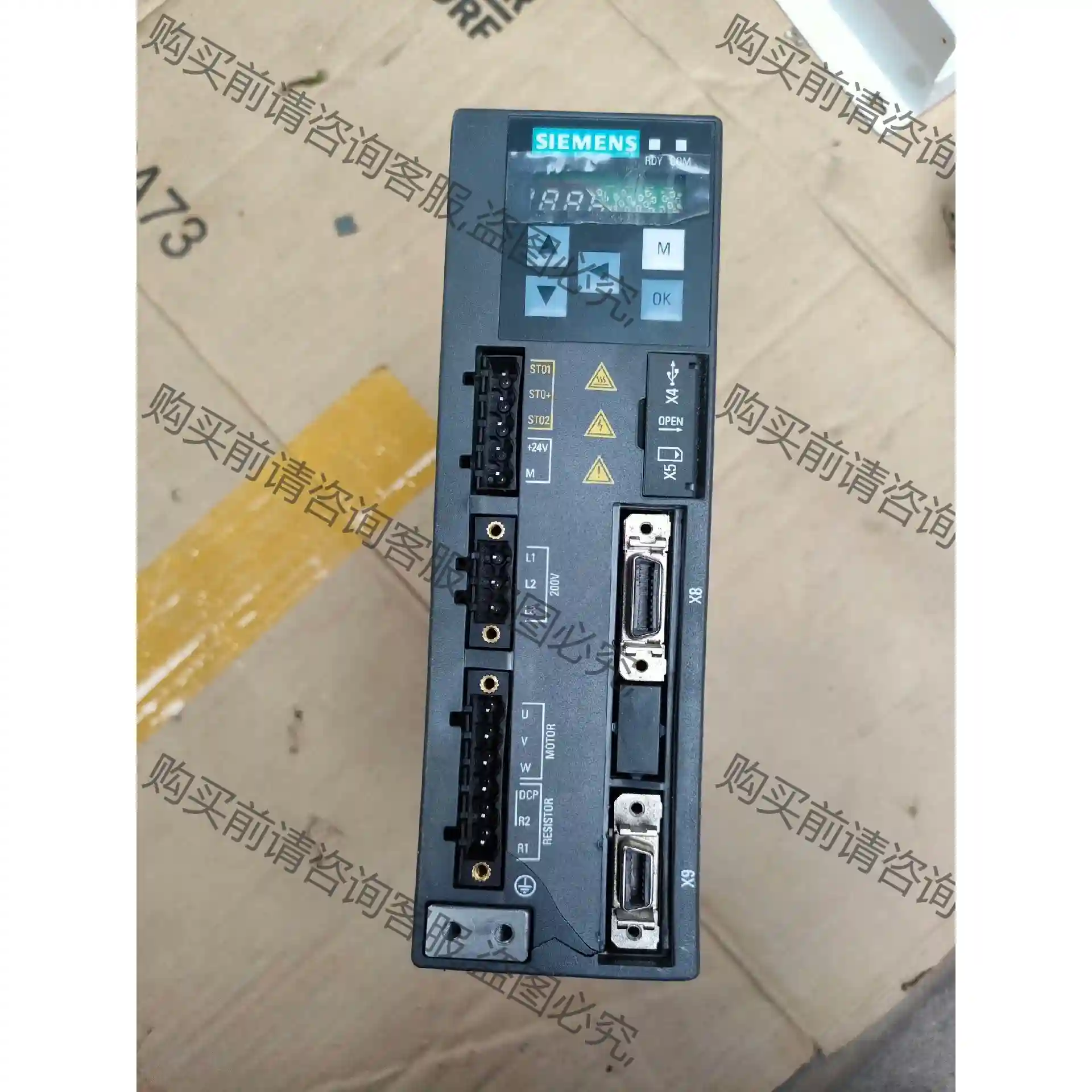 西门zi 6sl3210-5fb10-4uf1 伺服驱动器，故 先议价 包上机好用